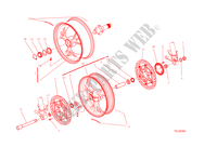 FRONT & REAR WHEELS for Ducati 1299 Panigale S 2015