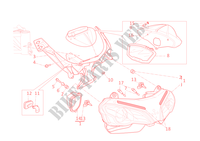 FRONT HEADLIGHT AND INSTRUMENT PANEL for Ducati 848 EVO 2012