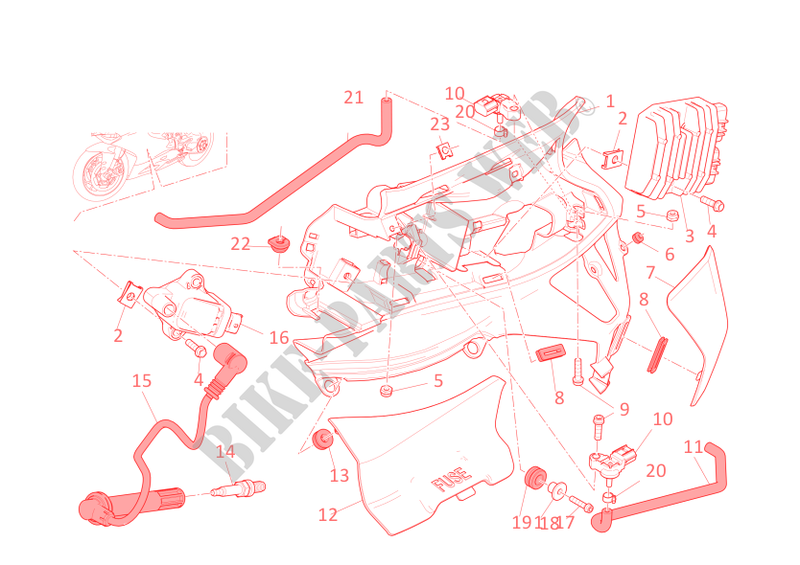 WIRING HARNESS for Ducati 1199 Panigale 2012