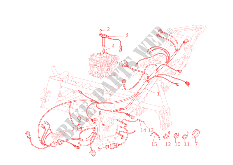 IGNITION WIRING HARNESS for Ducati 999 2006