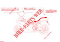 WARNING LABEL (USA) for Ducati 999 2003