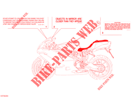 WARNING LABEL (USA) for Ducati 999 S 2003