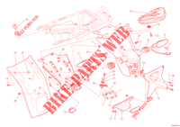 NUMBER PLATE HOLDER   TAIL LIGHT (AUS) for Ducati Multistrada 1200 S SPORT 2012
