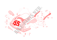 HEADLIGHT FAIRING for Ducati 998 S Bostrom 2002