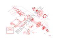 REAR WHEEL HUB for Ducati Diavel 1200 2015