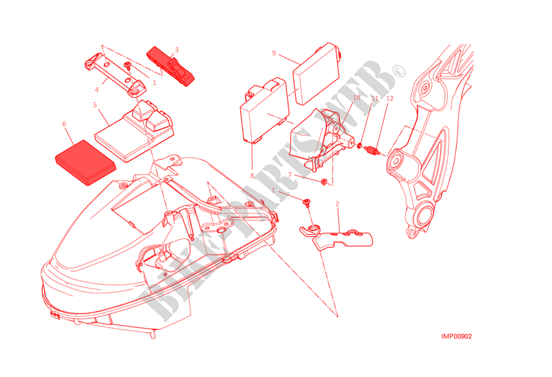 ENGINE CONTROL UNIT for Ducati Diavel 1200 2015