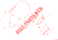 WINDSHIELD for Ducati Diavel 1200 Strada 2014