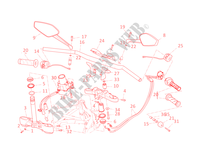 HANDLEBAR & CONTROLS for Ducati Diavel 2012