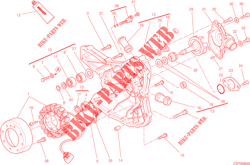 ALTERNATOR / COVER for Ducati Hypermotard 2015