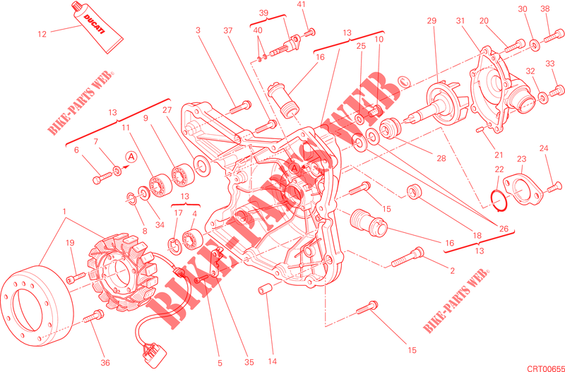 ALTERNATOR / COVER for Ducati Hypermotard 2014