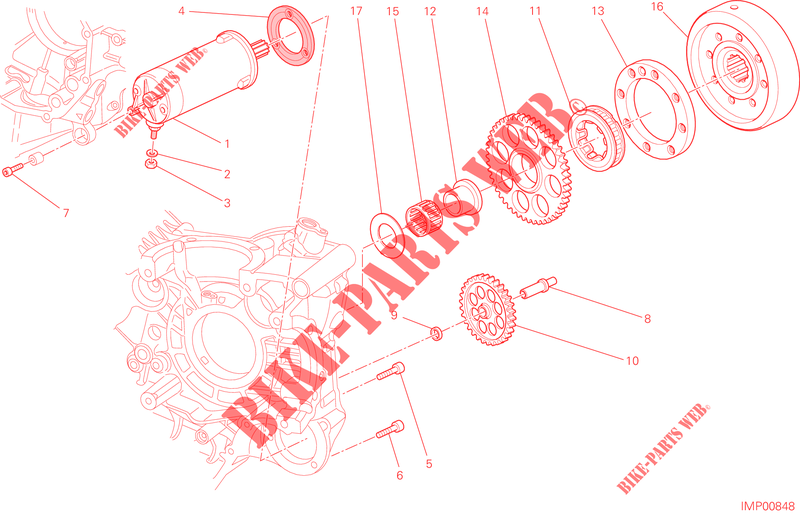 STARTER MOTOR & IGNITION for Ducati Hyperstrada 2014