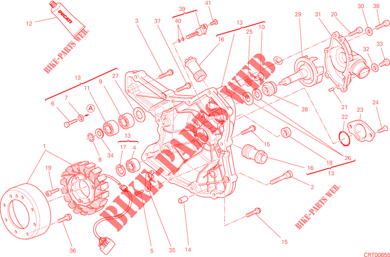 ALTERNATOR / COVER for Ducati Hypermotard 2013