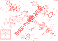 REAR WHEEL HUB   DISC   CHAIN for Ducati Multistrada 1200 2010