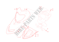 HEADLIGHT FAIRING for Ducati Hypermotard 1100 EVO 2010