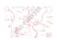 HANDLEBAR & CONTROLS for Ducati GT 1000 2010