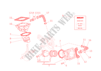 CYLINDERS   PISTONS for Ducati ST3 S ABS 2007