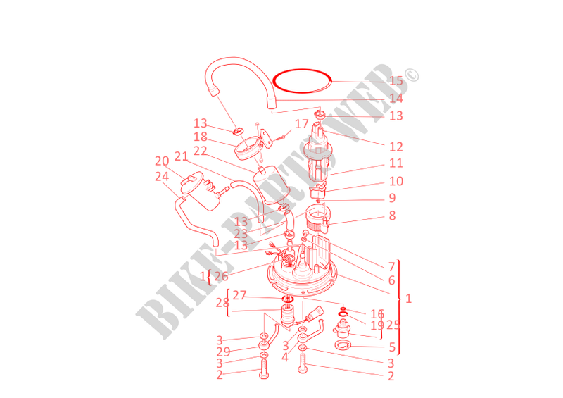 FUEL SYSTEM for Ducati ST4 S ABS 2004