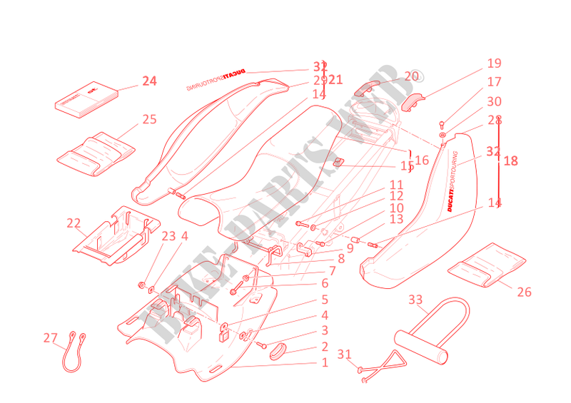 SEAT for Ducati ST4 S ABS 2003