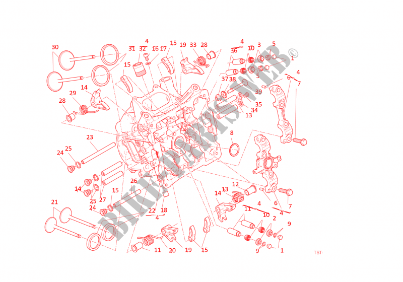 HORIZONTAL CYLINDER HEAD for Ducati 1299 Panigale  2016