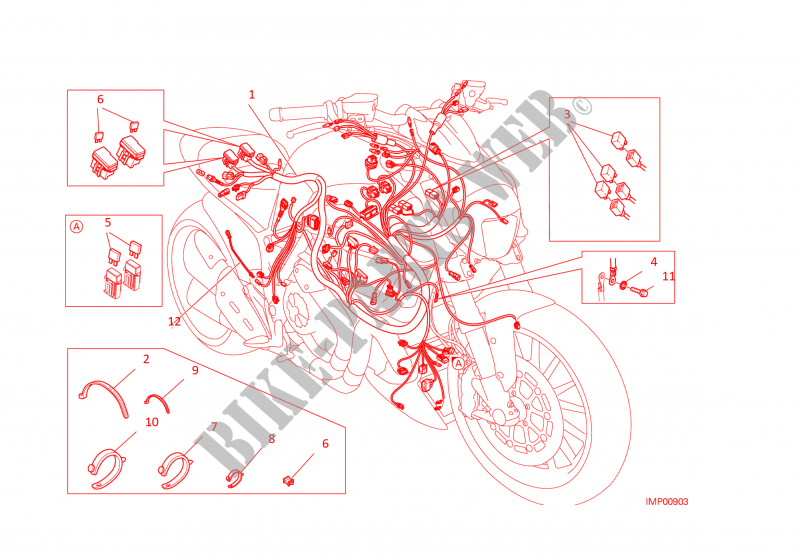 WIRING HARNESS for Ducati Diavel  2016