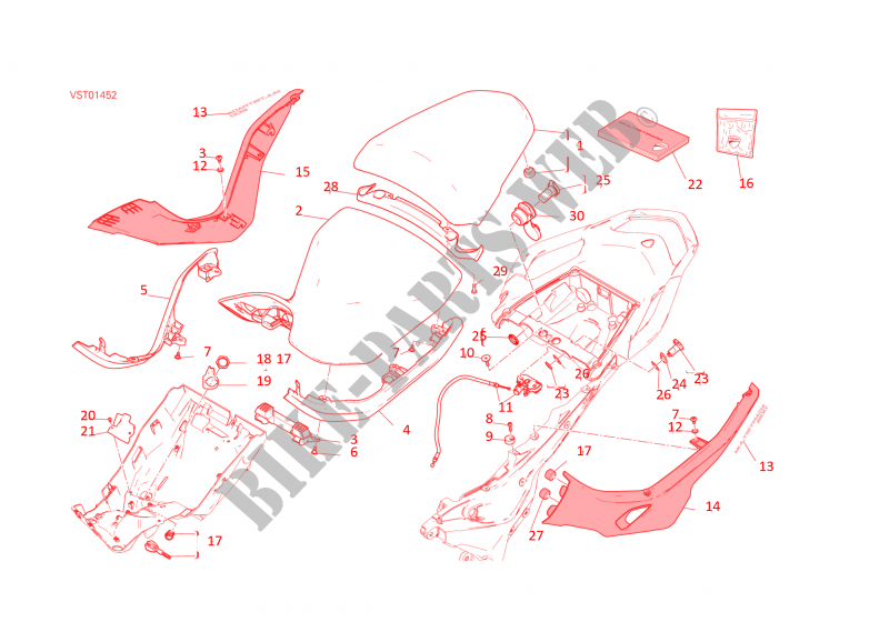 SEAT for Ducati Multistrada 1200 ABS 2016