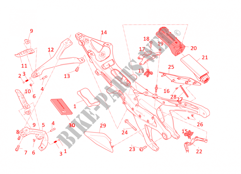 REAR SUBFRAME for Ducati Panigale R 2016