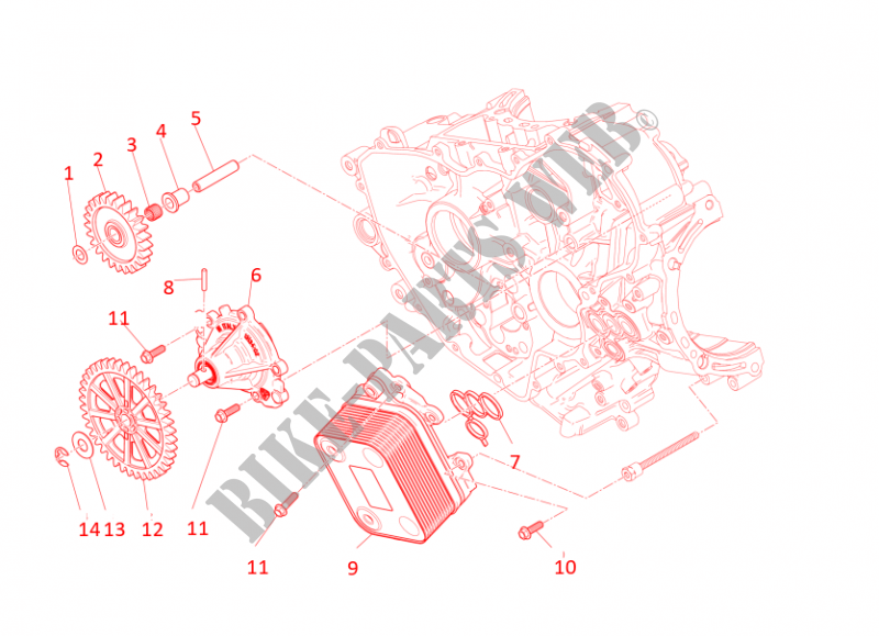 WATER PUMP for Ducati Panigale R 2016