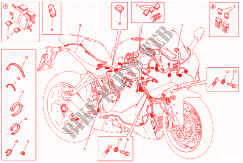 WIRING HARNESS for Ducati Supersport 939 2017