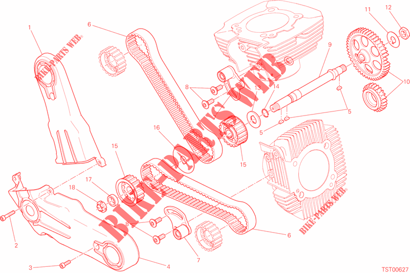 TIMING for Ducati Scrambler 800 Icon 2019