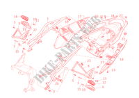 REAR SUBFRAME for Ducati Multistrada 1200 ABS 2011