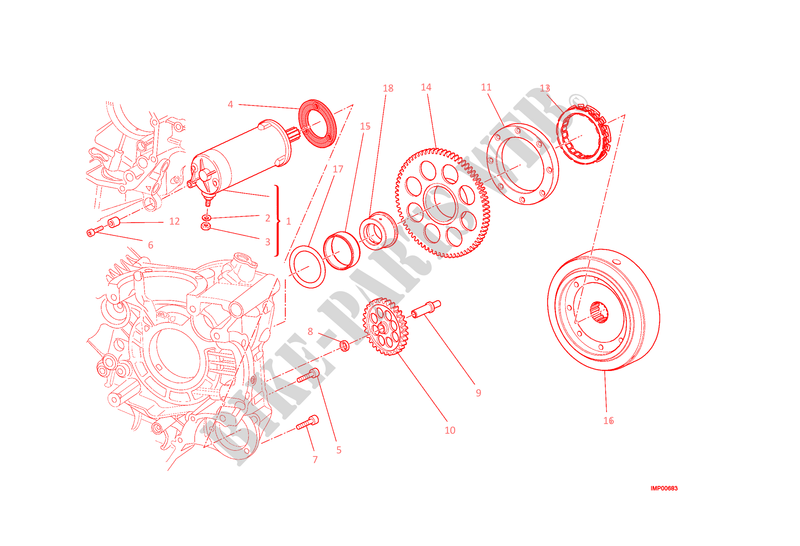 STARTER MOTOR & IGNITION for Ducati Monster 1200 S 2015