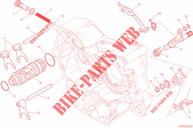 GEAR SHIFTING MECHANISM for Ducati Monster 659 LEARNER LEGAL (LAMs) 2020