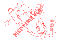 EXHAUST SYSTEM (SUPERLIGHT) for Ducati 900 SS 1991