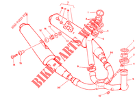 EXHAUST SYSTEM (SUPERSPORT) for Ducati 900 SS 1991