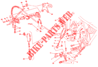 REAR BRAKE SYSTEM (016056 024036) for Ducati 900 SS 1991