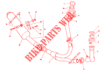 EXHAUST SYSTEM for Ducati 600 SS 1991