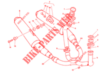 EXHAUST SYSTEM (SUPERSPORT) for Ducati 900 SS 1992
