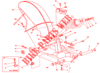 SWINGARM (DM 006007) for Ducati 900 SS 1992