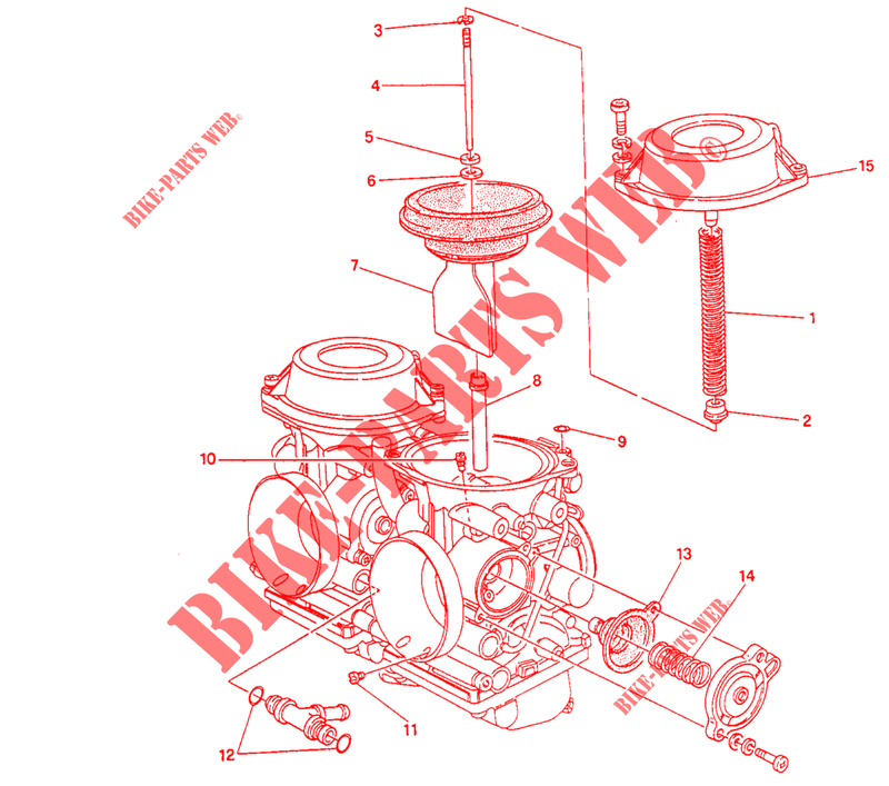 CARBURETOR PARTS for Ducati 900 SS 1994