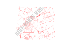 HORIZONTAL CYLINDER HEAD for Ducati Monster 696 2011