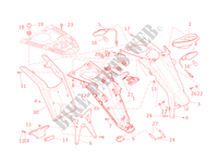 NUMBER PLATE HOLDER   TAIL LIGHT (AUS) for Ducati Monster 696 2011