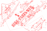 REAR SUBFRAME for Ducati Diavel 1200 Titanium 2015