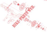 REAR WHEEL PIN for Ducati Diavel 1260 S 2020