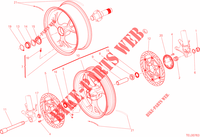 FRONT & REAR WHEELS for Ducati PANIGALE R 2015