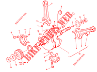 CRANKSHAFT (MODEL 1991) for Ducati 907 I.E. 1993