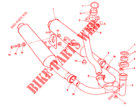 EXHAUST SYSTEM for Ducati 907 I.E. 1993