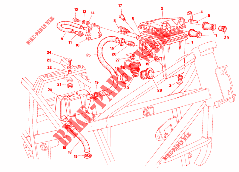 INTAKE for Ducati 907 I.E. 1993