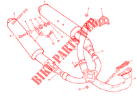 EXHAUST SYSTEM for Ducati 851 1992