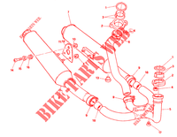 EXHAUST SYSTEM for Ducati 907 I.E. 1991