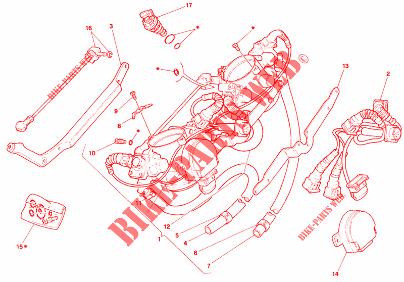 THROTTLE BODY for Ducati 916 SP 1994